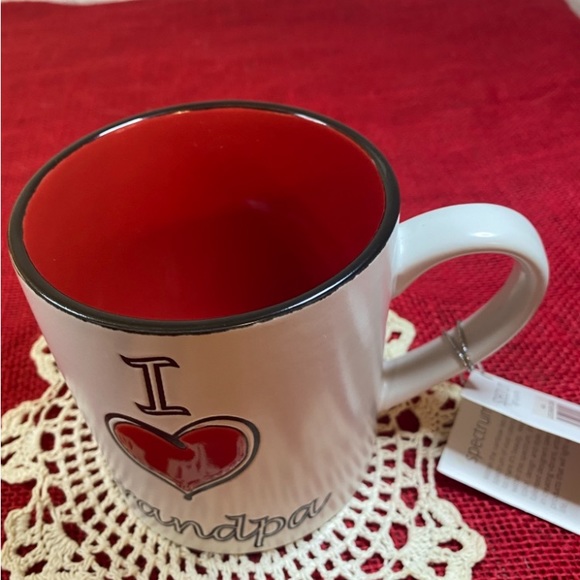 I Love Grandpa Coffee Mug Cup Holds 21 Oz. Brand New. - Picture 2 of 13